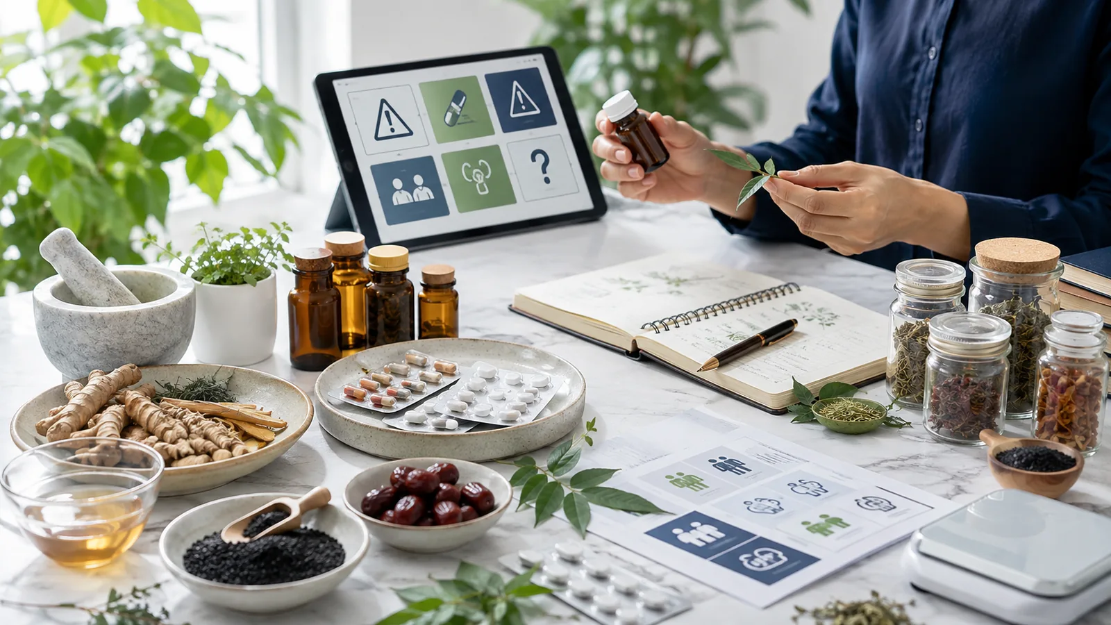 Pemeriksaan keamanan dan interaksi penggunaan herbal